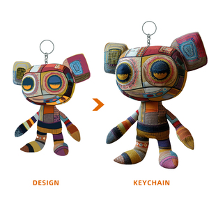 Op maat gemaakte knuffels 10cm 15cm 20cm Schattige pluche idool katoenen pop sleutelhanger op maat gemaakte Kpop ster pop figuur pluche sleutelhangers - Product Image 2