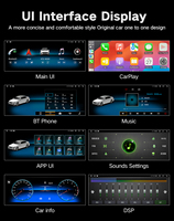 CKSD 10.25 pouces Android 13 écran d'autoradio Carplay GPS stéréo multimédia pour Mercedes CLA 5.0 C117