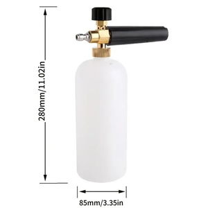 High Pressure Car <b>Washer</b> Foam Pot 1000ml With Quick Connect 1/4 Inlet For Cold Water Cleaning - Product Image 1