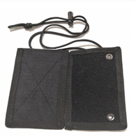 Pochette tactique pour cartes d'identité, sac de rangement pour dossiers, sac de cou, porte-cartes suspendues