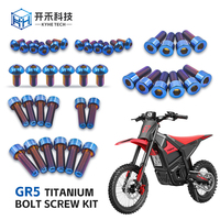 Titan-Schraubensatz für Yozma in 10 Elektrisches Dirt Bike Ti6Al4V Befestigungs-Upgrade-Set