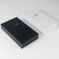 Boîte d'emballage Logo personnalisé en aluminium, pour téléphone portable, avec insertion de mousse, 10 pièces