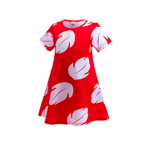 Disfraz <span class=keywords><strong>de</strong></span> Halloween para TV y Cine, Vestido Rojo Estampado con Manga Corta, Disfraz <span class=keywords><strong>de</strong></span> Princesa para Niña, Vestido <span class=keywords><strong>de</strong></span> Fiesta - Product Image 2