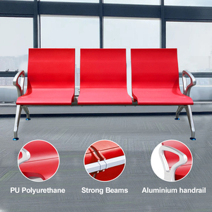凯德OEM现代医院车站接待金属PU 3座机场椅机场候车椅候车椅 - Product Image 5