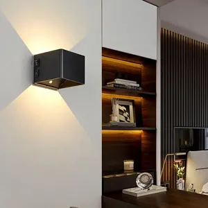 LED wall light Aluminum alloy USB charging magnetic induction switch hotel corridor wall light 3W