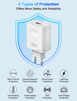 Chargeur rapide Supercharge 35W pour Honor X6b X8c X8b Magic7 6 Lite 200 Smart Chargeur rapide USB 35W avec câble USB 5A pour Honor