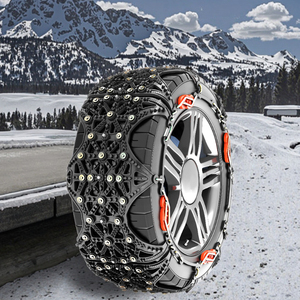 Cadenas de <span class=keywords><strong>nieve</strong></span> de envoltura completa engrosadas cifradas negras Cadenas de coche de nuevo modelo diseñadas <span class=keywords><strong>para</strong></span> sedanes y SUV - Product Image 2