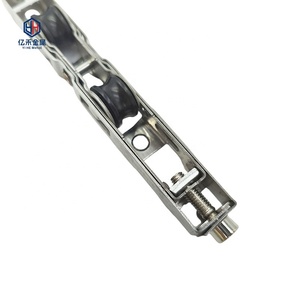 Chine Double roue inférieure longue roue fer porte coulissante poulie fenêtre accessoires porte fenêtre poulie en alliage de Zinc vis en <span class=keywords><strong>aluminium</strong></span> - Product Image 5