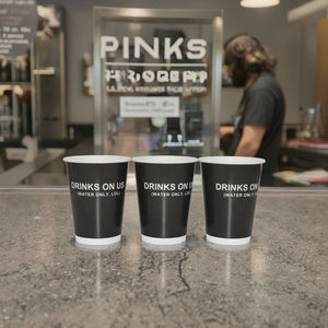 Gobelets à café en papier jetables à double paroi de 16oz du fabricant, fabriqués artisanalement, en PLA, boissons chaudes/froides, peinture PE simple/à dipple, biodégradable - Product Image 6