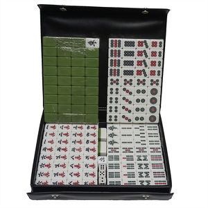 Personalizzato personalizzato piccole tessere gioco di viaggio mini formato acrilico mahjong carte da gioco gioco Set Mahjong professionale