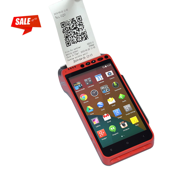2G/3G/4G POS Machine Card Reader Smart Mobile Payment Terminal With 58mm Thermal Printer for Sale Z100