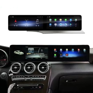 Navihua Carplay Double Écran 12.3 Android pour Mercedes C W205 GLC X253 2015-2022 Lecteur Multimédia GPS de Voiture Unité Centrale - Product Image 1