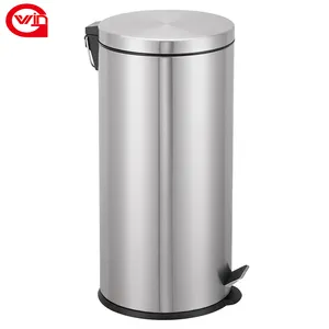 Cubo de basura de acero inoxidable para uso en exteriores, cubo de basura para cocina, sanitario, interior, precio de fábrica