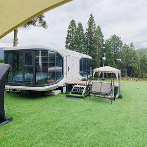 2025 Chine luxe maison mobile système de maison intelligente pour hôtels de plage maisons de conteneur préfabriquées nouvelle capsule spatiale pour centre commercial - Product Image 1