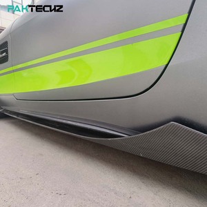 Paktechz Kit de carrosserie en fibre de carbone sèche jupe latérale pour <span class=keywords><strong>Mercedes</strong></span> Benz AMG GT GTS C190 - Product Image 2