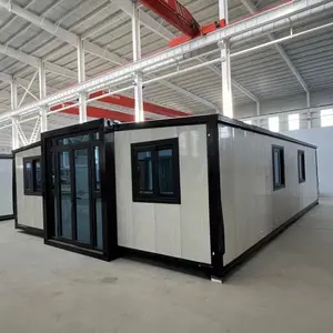 Klaar Om Geprefabriceerde 20ft 40ft Uitbreidbaar Geprefabriceerde Container Living House Te Koop Verzending Prefab Tiny Home Prijzen