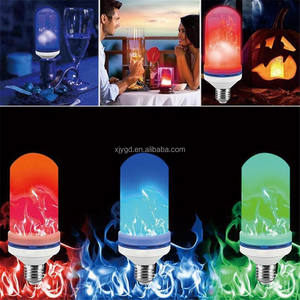 <span class=keywords><strong>Ampoule</strong></span> <span class=keywords><strong>LED</strong></span> <span class=keywords><strong>RGB</strong></span> Flame avec télécommande scintillante <span class=keywords><strong>multicolore</strong></span> pour jardin patio camping - Product Image 4