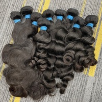 Meilleures ventes : Lots de cheveux vierges chinois double tirage de luxe, ultra-lisses, non traités, sans produits chimiques, sans perte de cheveux, 10-30 pouces, pour grossistes