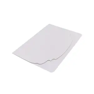 Die Cut Custom Shape Blank Greeting White Kraft Paper Birthday Gift Cards With Invitation Envelopes
