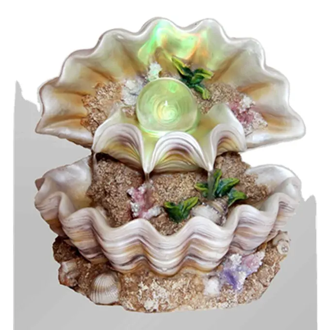 Artificial Fountain Decoration Resin Sea Shell