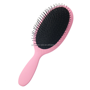 Bàn Chải Tóc Mái Chèo Gỡ Rối Ướt Ướt Màu Hồng Đệm Hơi Hình Bầu Dục Chuyên Nghiệp Cho Tóc Ướt Và Khô - Product Image 6