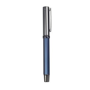 High Quality Custom Logo 1.0Mm Metal Ballpoint New Black Rotating Barrel Design Gift Advertising <b>Pen</b> for Business - Product Image 4