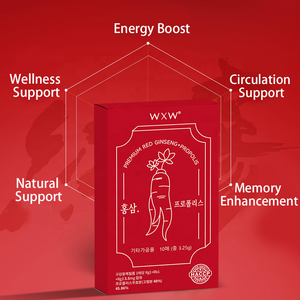 Bandes orales WXW Ginseng <span class=keywords><strong>Propolis</strong></span> – Compléments nutritionnels sous forme de film mince pour stimuler l'endurance physique - Product Image 5