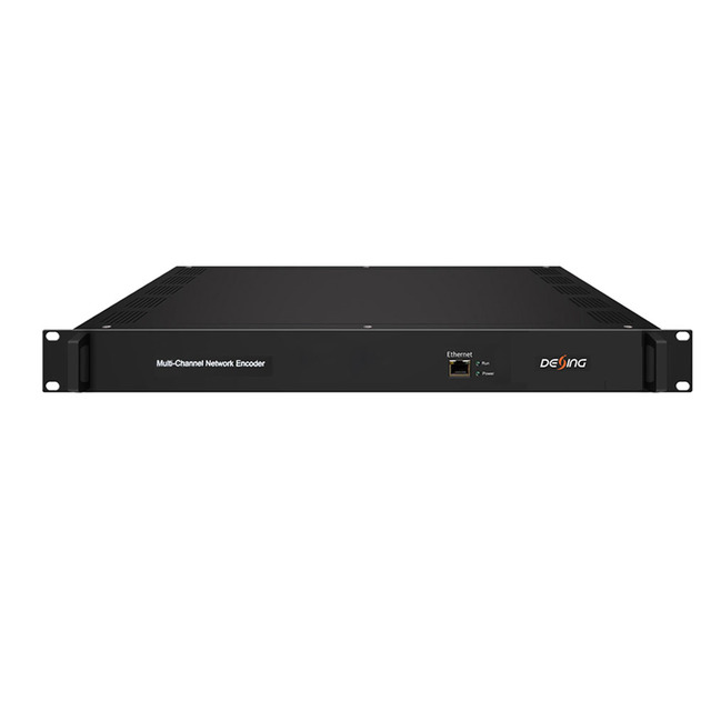 Promotional 4-Channel HD to IP Broadcasting TV Equipment Audio Video Converter with for Input H.265/H.264 Encoder CE Certified