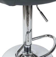 Meubles de salle à manger, tabourets de bar modernes de style nordique, utilisés dans les cuisines commerciales, base en métal avec repose-pieds, chaises de bar pivotantes en cuir PU