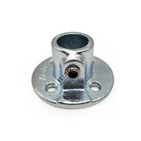 Raccords de serrage en fer malléable galvanisé personnalisés avec trou de vis pour fixation par boulon, pièces de tuyauterie structurelles en fonte de zinc