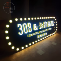 Boîte à lumière LED carrée décorative étanche pour l'extérieur, à suspendre, avec cadre en acier inoxydable pour la publicité