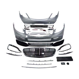 Parachoques Delanteros y Traseros para Mercedes-Benz Clase E W213 16-20 Modificado Clase S W222 para Faros Delanteros Grandes Estilo <span class=keywords><strong>Maybach</strong></span> - Product Image 1