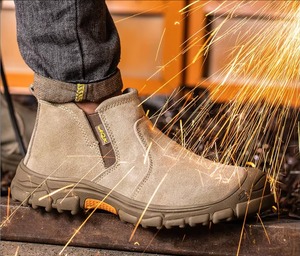 Chaussures de sécurité <span class=keywords><strong>homme</strong></span> haute qualité, style moderne, printemps-été-automne, isolation, embout en acier, semelle intermédiaire en maille anti-perforation - Product Image 3
