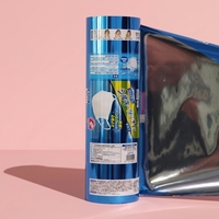 Film d'emballage personnalisé en rouleau, film plastique laminé imprimé pour l'emballage alimentaire, les collations, le café, l'emballage automobile
