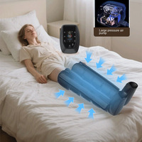 Masseur de jambes à compression d'air de l'usine OEM Botte de pressothérapie pour athlète Douleurs musculaires et soulagement de la douleur pour les jambes de grande taille