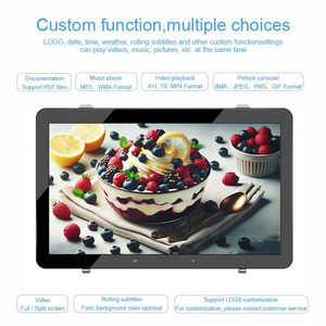 หน้าจอโฆษณาวิดีโอขนาด 32 นิ้ว ราคาโรงงาน สำหรับใช้งานกลางแจ้ง กันน้ำ IP65 ระบบสัมผัส Android/<span class=keywords><strong>Windows</strong></span> ป้ายดิจิทัลสำหรับสถานีรถโดยสาร - Product Image 1