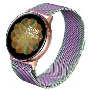 Correa de eslabones milaneses de 22 mm y 20 mm para Samsung Galaxy <span class=keywords><strong>Watch</strong></span> de 46 mm y 42 mm, Gear S3 Frontier, <span class=keywords><strong>Huawei</strong></span> <span class=keywords><strong>Watch</strong></span> <span class=keywords><strong>GT</strong></span> <span class=keywords><strong>2</strong></span>, Active <span class=keywords><strong>2</strong></span>, Amazfit Bip Band - Product Image 6