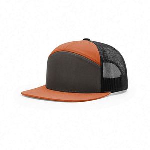 หมวกทรงทรัคเกอร์ Richardson 169 ปักโลโก้ตามสั่ง MOQ ต่ำ หมวก Snapback 7 แผง ปรับขนาดได้ - Product Image 5