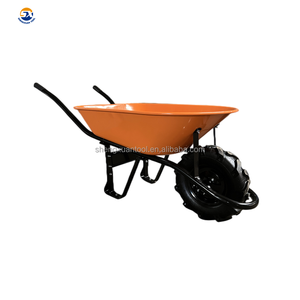 Südamerika Modell orange Farbe Stahls chale Metall konstruktion Schubkarre Schubkarre - Product Image 1