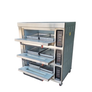 Attrezzatura Professionale per Panetteria Commerciale, Forno Rotante a Vapore con Controllo Touch, Porta Francese, Lunga Durata, per <span class=keywords><strong>Pizza</strong></span> e Pane - Product Image 3