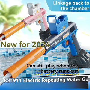 Pistola ad acqua elettrica a fuoco rapido per bambini Design Desert Eagle con forte Spray automatico e interruttore manuale pistole giocattolo - Product Image 3