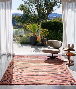 Tapis contemporains tuftés à la main en laine de Nouvelle-Zélande pour la décoration élégante de la chambre, de la salle à manger et du bureau - Product Image 1