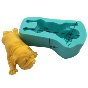 Shar Pei Dog Silicone Mold For Fondant Cake Chocolate Baking DIY - Product Image 2