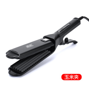 Plancha de Pelo de Cerámica y Titanio Yazhu con Temperatura Ajustable, Rizador Eléctrico para Trenzas y Plancha Alisadora - Product Image 1