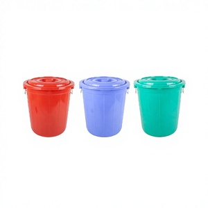 Premium Quality 80L Large Plastic Water <b>Bucket</b> Secure <b>Lid</b> Strong Handles Eco-Friendly Durable Lightweight for Household - Product Image 1