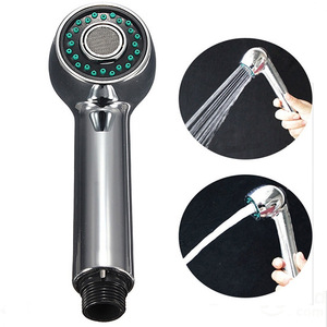 Handheld <b>Shower</b> Head Adjustable Rain Spray Round <b>Portable</b> For Bathroom Sink Use - Product Image 1