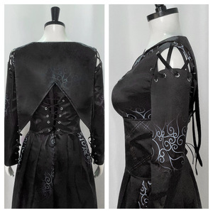 Cutting Edge Bellatrix Lestrange Cosplay Dress M Size Black Women Tv Movie <b>Costume</b> - Product Image 3