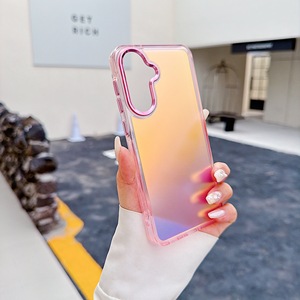 <span class=keywords><strong>Coque</strong></span> transparente antichoc en TPU et acrylique à dégradé de couleurs pour <span class=keywords><strong>Samsung</strong></span> Galaxy A56 A55 A54 A52 A24 A26 A35 5G A17 A16 - Product Image 2