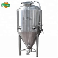 Système de brassage artisanal de bière TIANTAI 100L en cuivre rouge à 3 cuves, petite brasserie pilote, système de brassage de bière artisanale, pompe de chauffage électrique, restaurant
