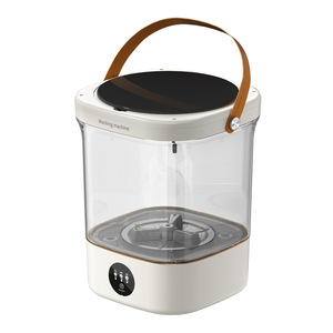 <span class=keywords><strong>Lave</strong></span>-<span class=keywords><strong>linge</strong></span> portable 12L pour la maison et le dortoir, mini machine à laver le <span class=keywords><strong>linge</strong></span> délicat <span class=keywords><strong>avec</strong></span> roue à ondes bioniques et décontamination UV par lumière bleue tactile - Product Image 6